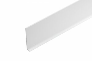 aliumininė grindjuostė spalva balta-min