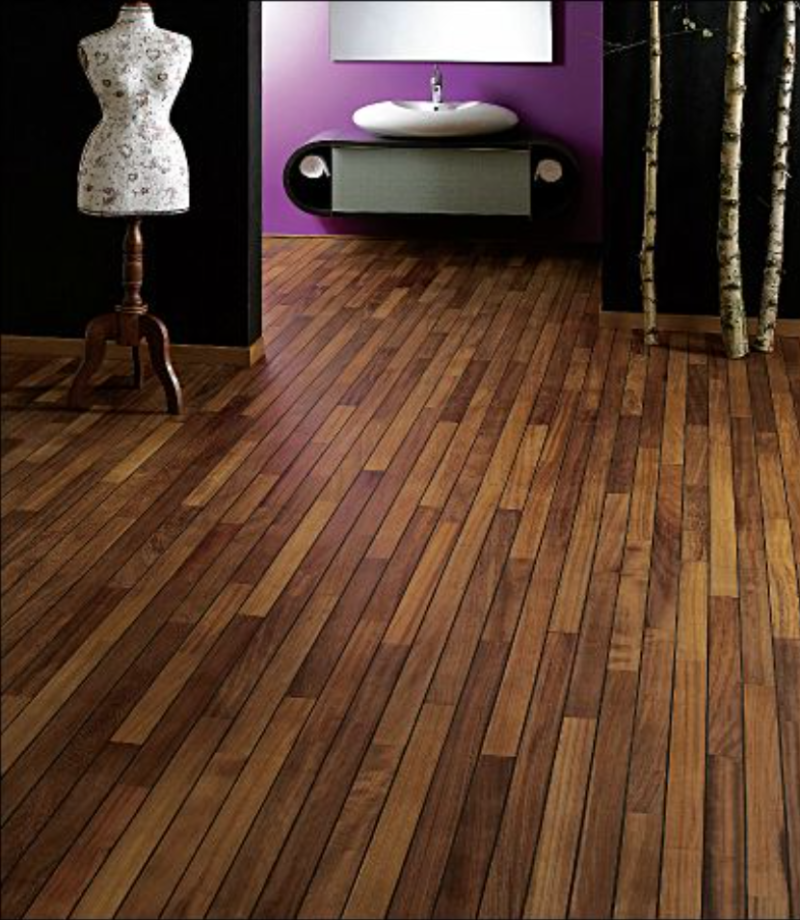 Medžio masyvo grindys iroko "laivo denis"